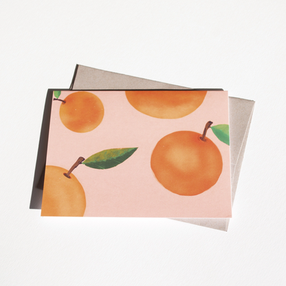 Everything's Oranges - Greeting Card