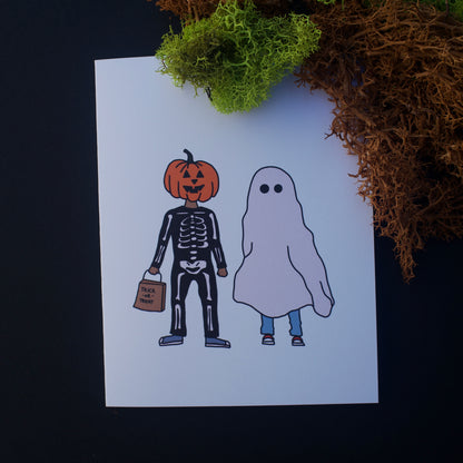 Trick or Treat  Greeting Card