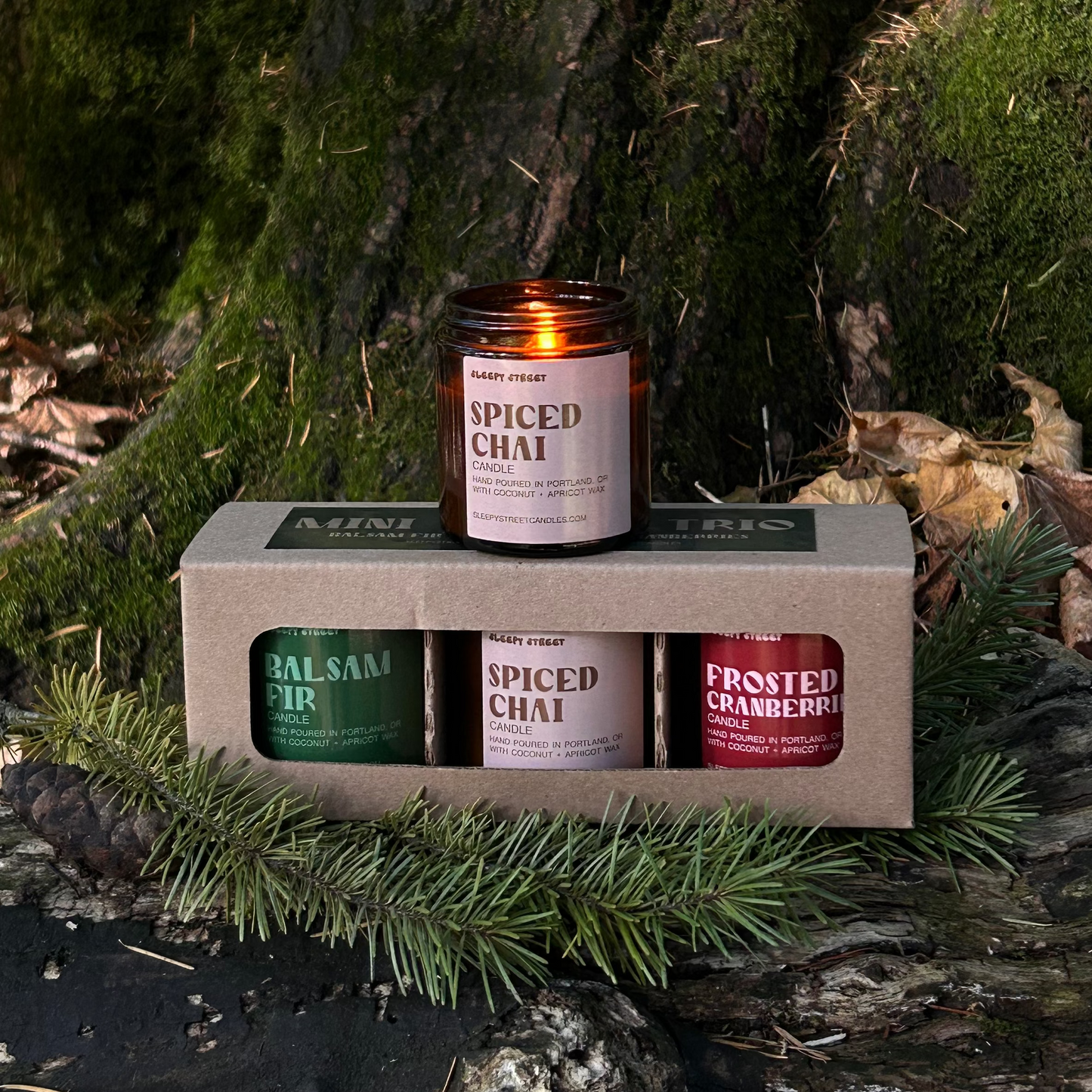 Mini Winter Candle Trio