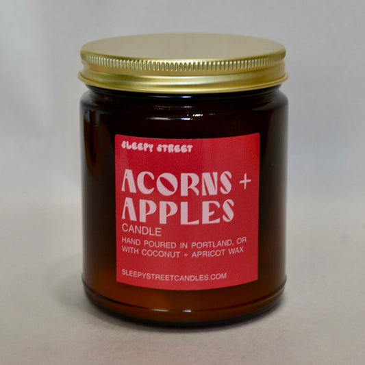 Acorns + Apples Candle