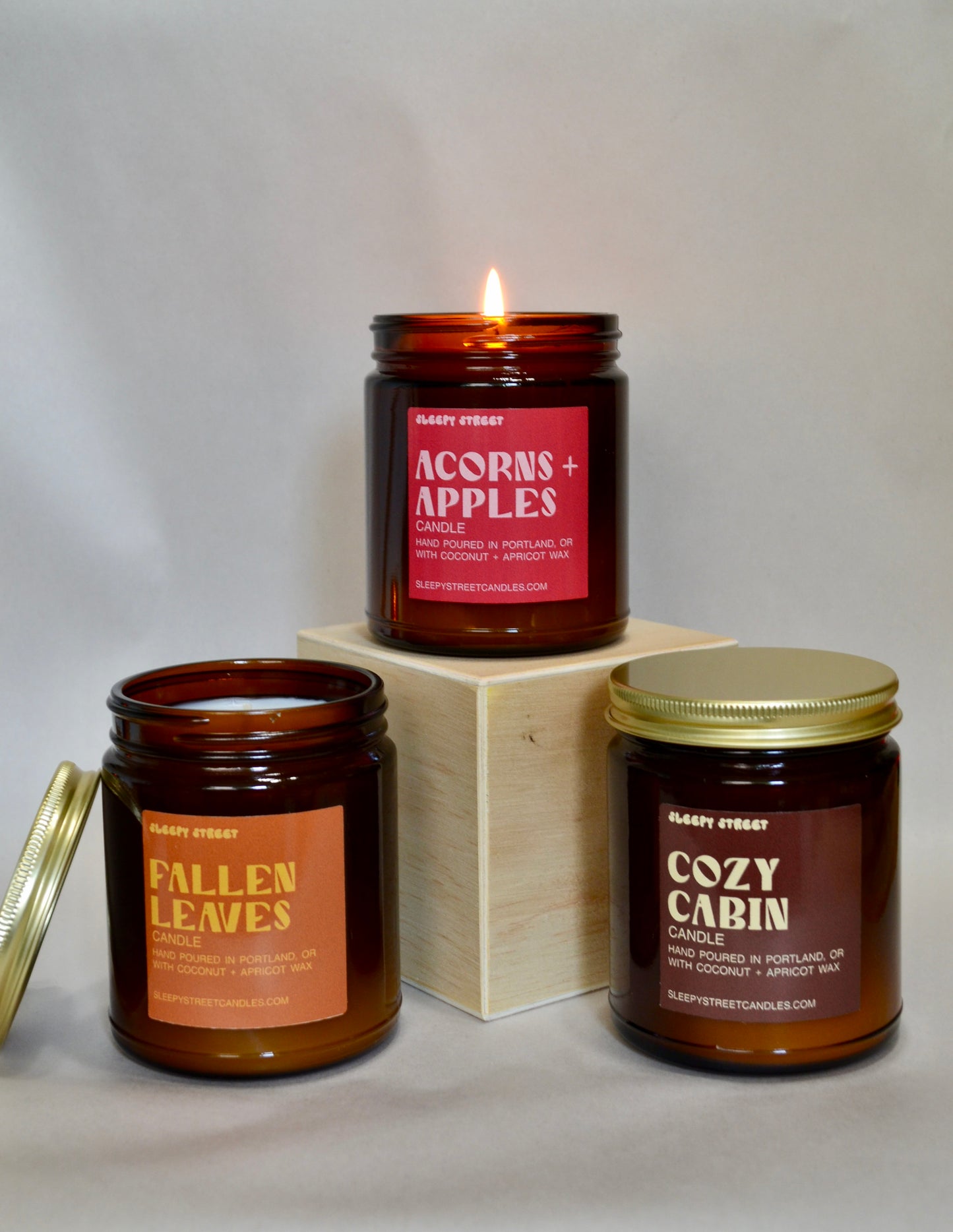 Fallen Leaves Candle